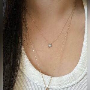 14k Solid Gold 18” Necklace Chain